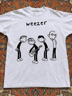 Weezer Band Tee White T-shirt
